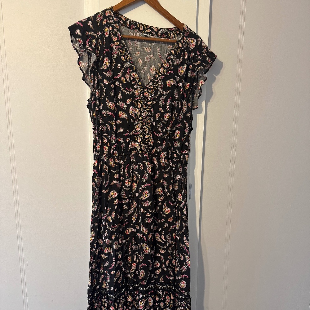 Black Floral Dress